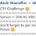 CTF Challenge By Amir Muzaffar