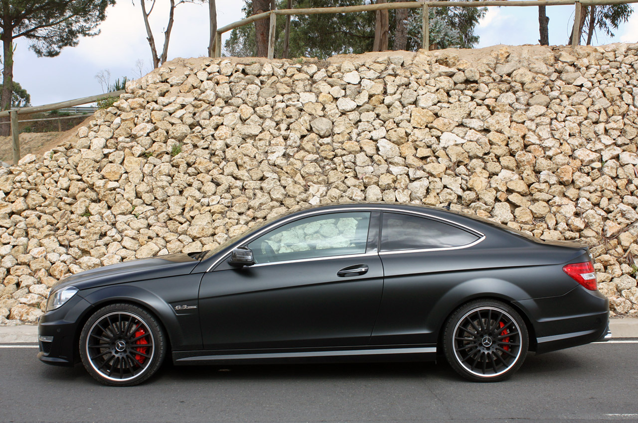 DCGoldCA 2012 MercedesBenz AMG C63 Matte Black