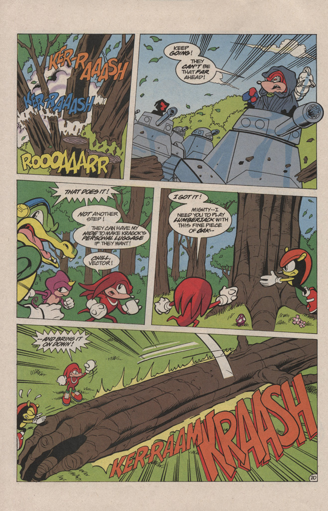 Read online Knuckles the Echidna comic -  Issue #2 - 28