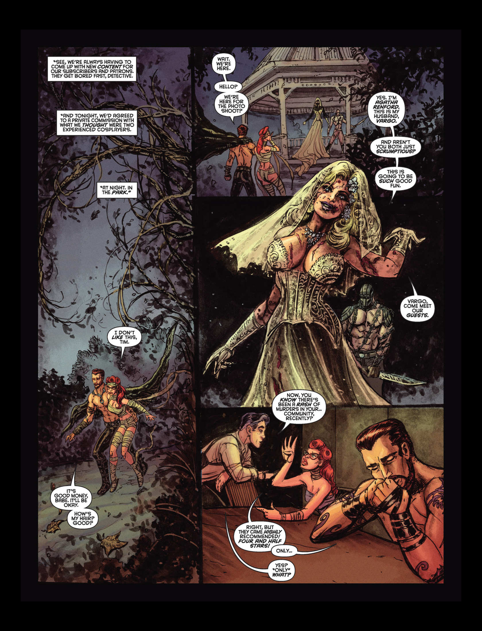 Read online Vampirella in Make Up to Break Up comic -  Issue # Full - 2