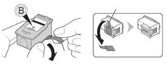 изображение Как снять защитную ленту с картриджа