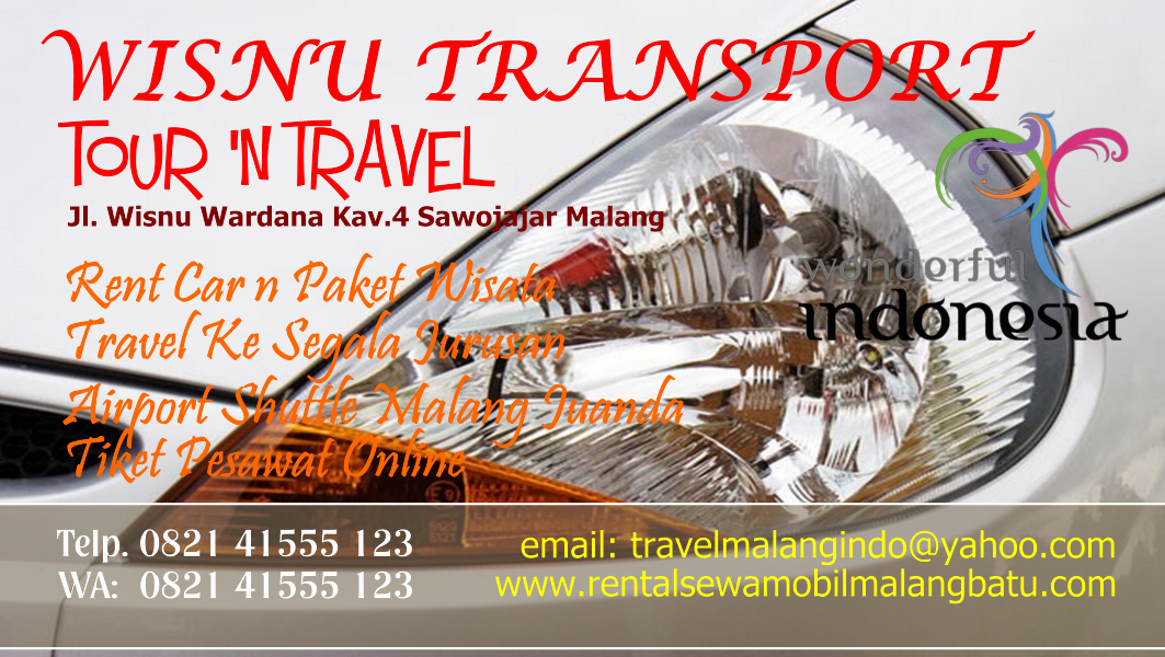 Travel Malang Kediri 2017, Travel Kediri Malang 2017