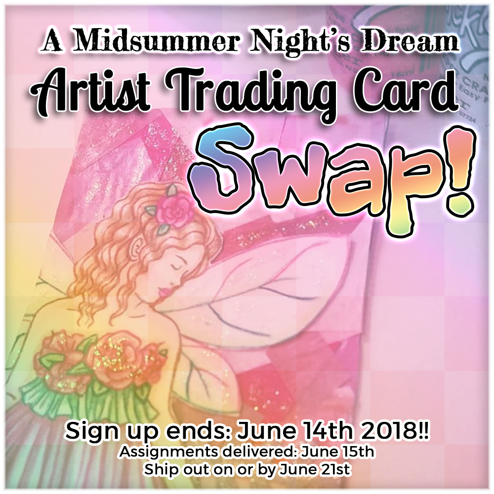 A Midsummer Night S Dream Artist Trading Card Swap Faery Ink