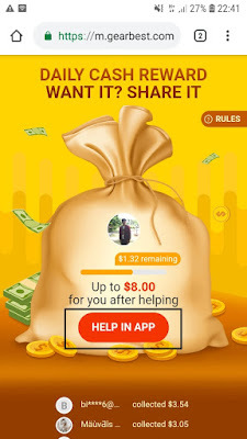 cara mendapatkan belanja gratis dari Aplikasi GearBest cara mendapatkan belanja gratis dari Aplikasi GearBest