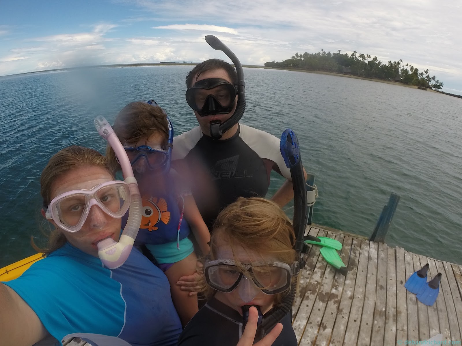 Next Stop.....the World! Monday's Moment The Family that Snorkels