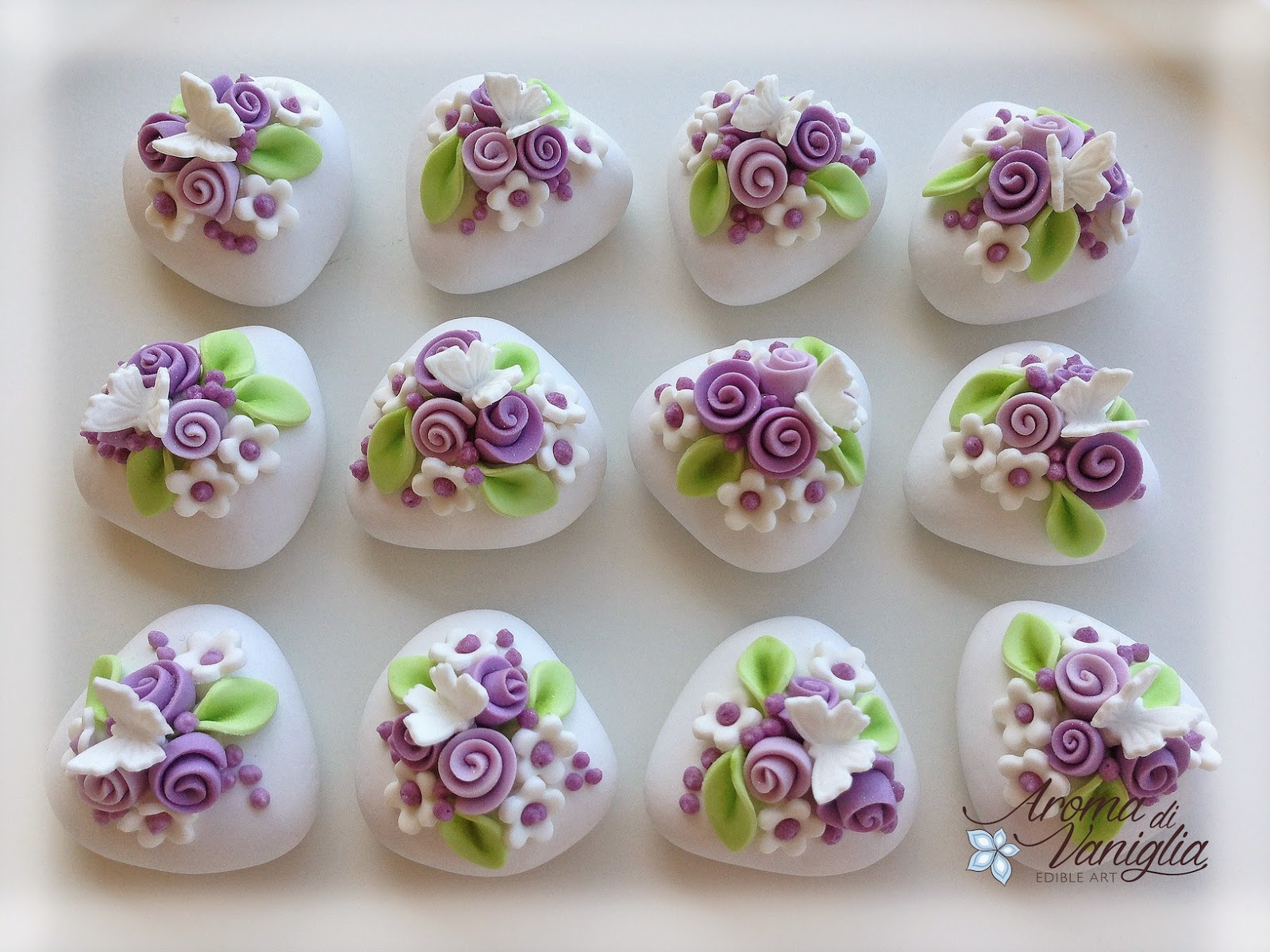 aroma di vaniglia: segnaposto comunione