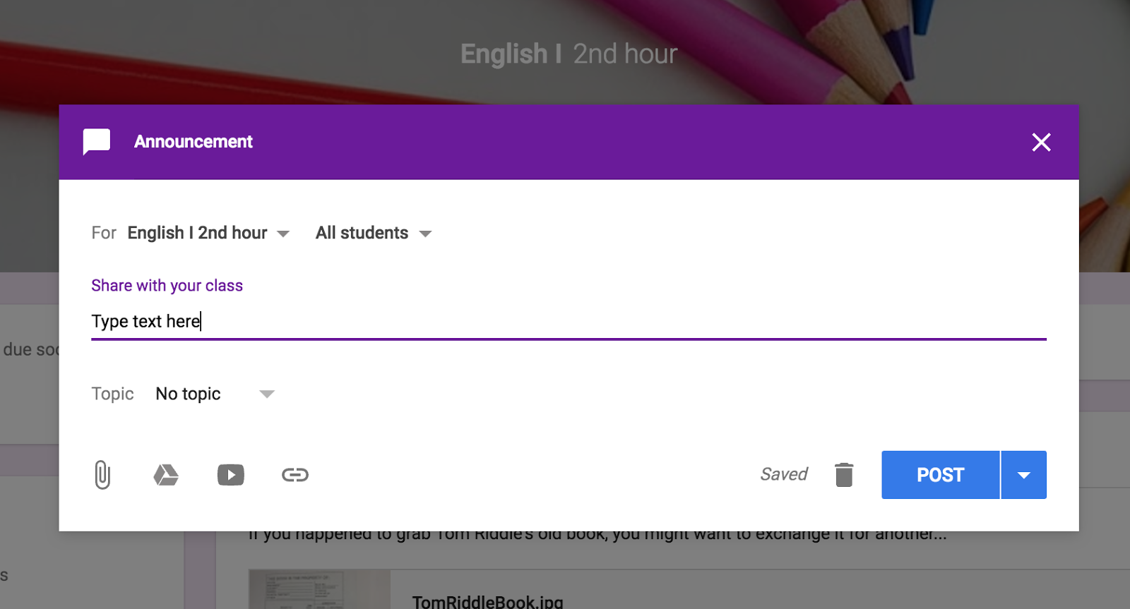 Mrs. Orman's Classroom Creating Assignments in Google Classroom™