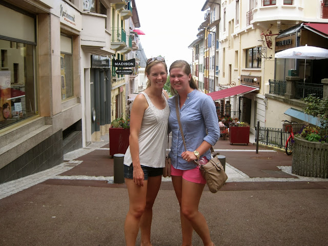 Sisters in Evian, France, on Semi-Charmed Kind of Life
