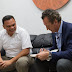 Jorge Valdano visita Yucatán y se reúne con Rolando Zapata