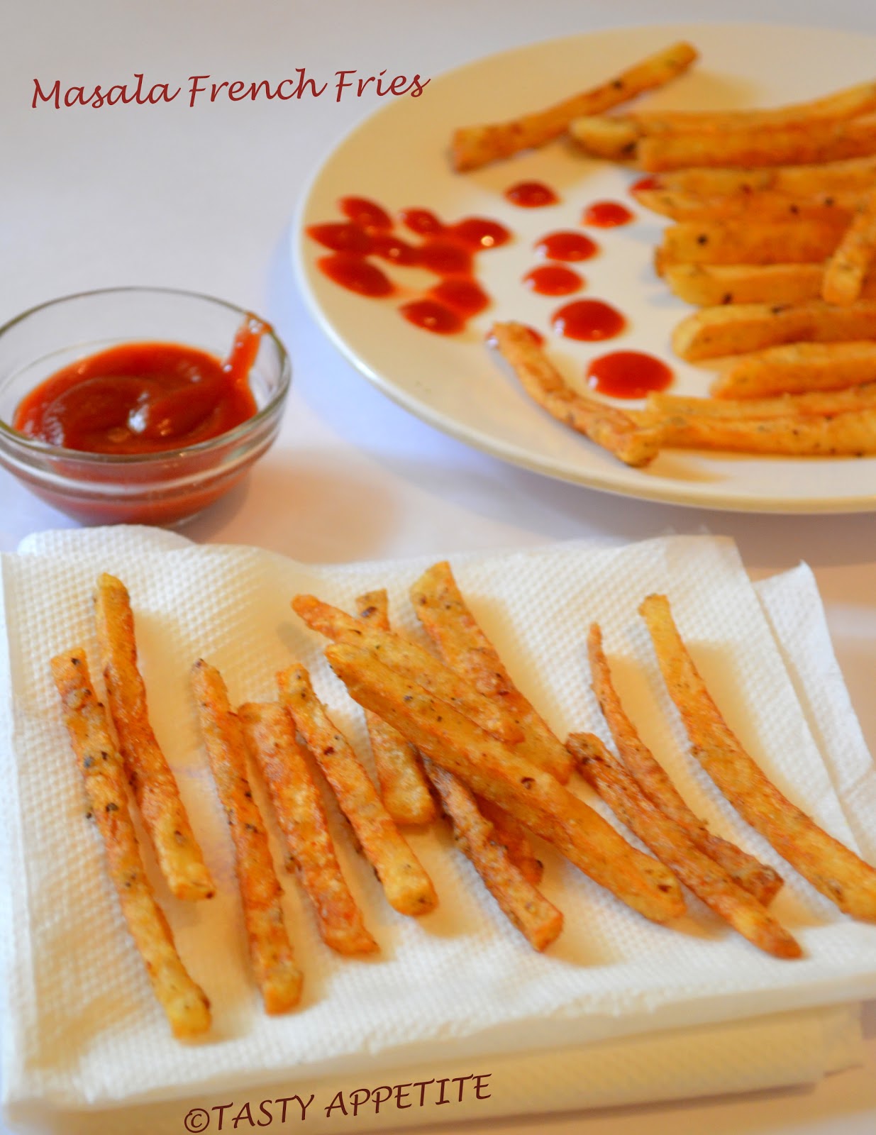 How to make Masala French Fries / Quick Indian Healthy Recipe