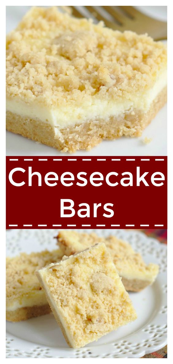 Cheesecake Bars Healthy Food Menu