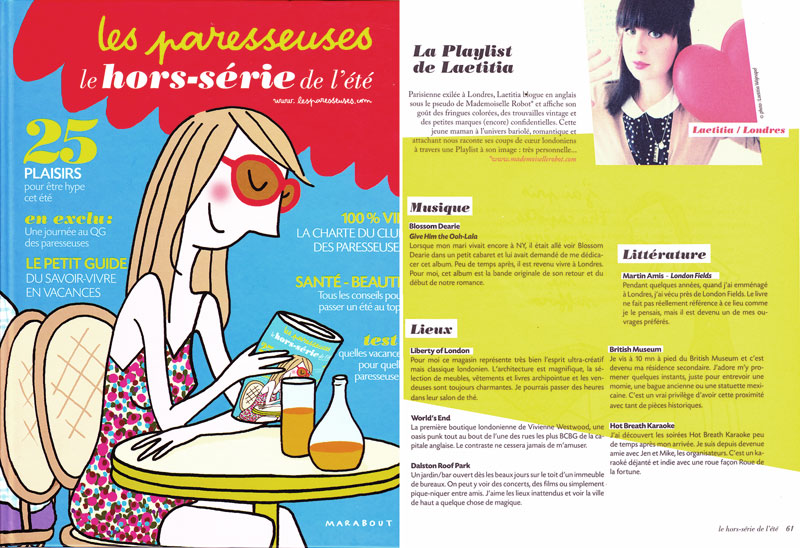 Les Paresseuses - Summer 2011 - Playlist