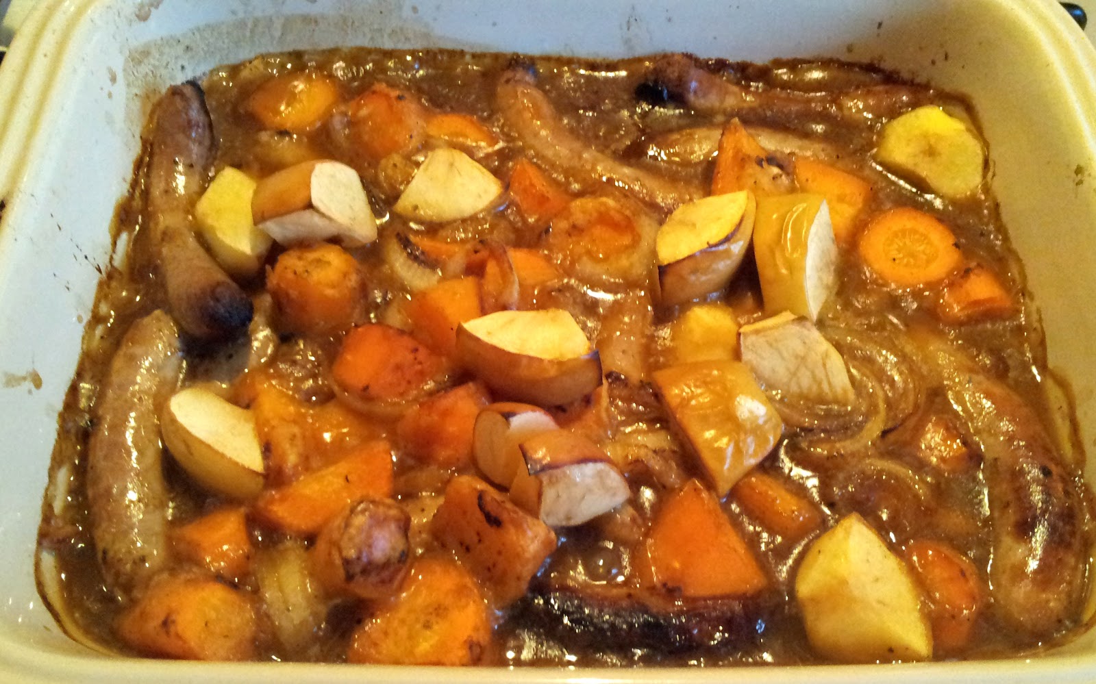 Somerset Sausage and Cider Casserole