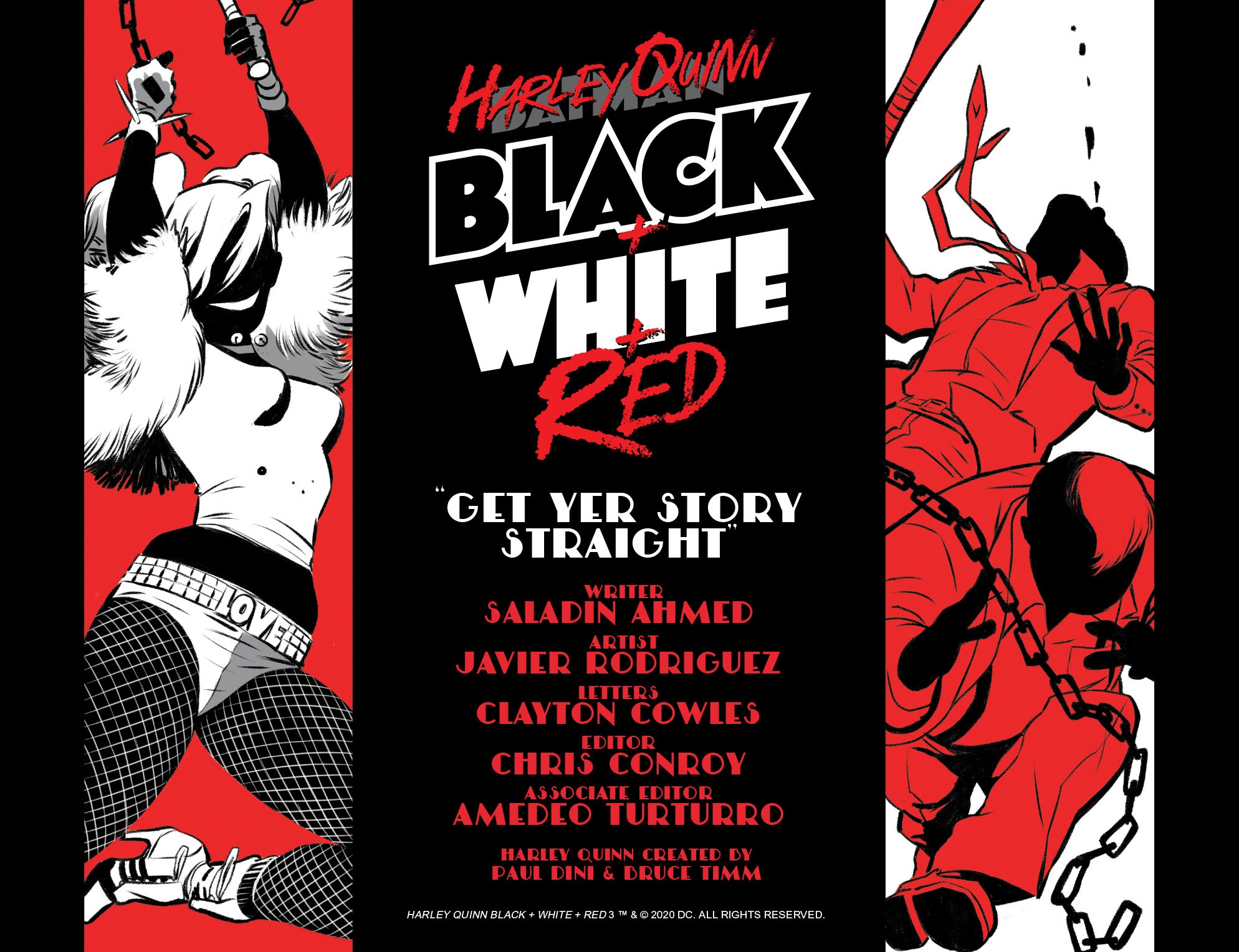 Read online Harley Quinn Black   White   Red comic -  Issue #3 - 3
