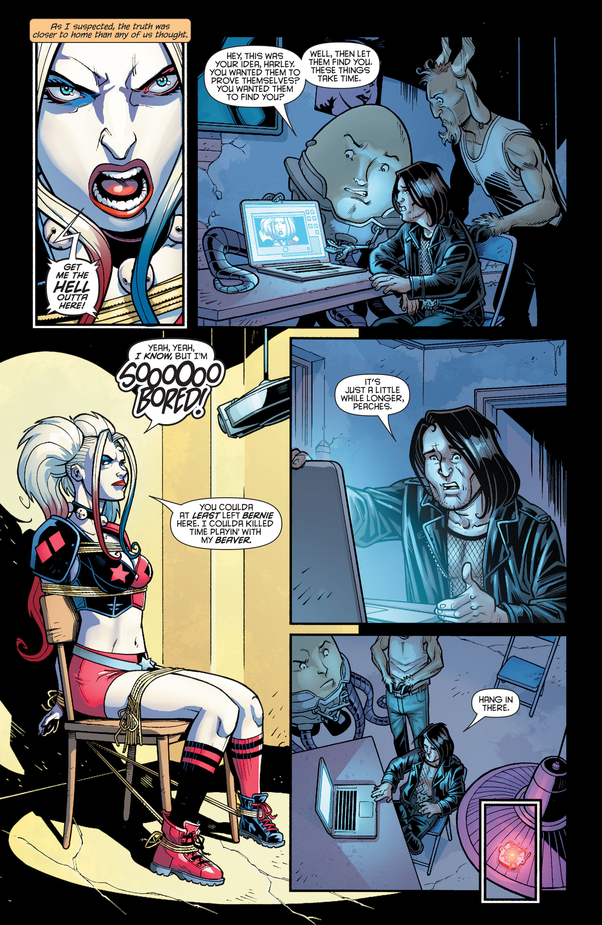 Read online Harley Quinn And Her Gang Of Harleys comic -  Issue #1 - 19