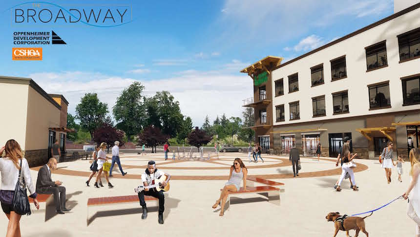 Bizmojo Idaho Broadway Underground Parking Garage Being Capped