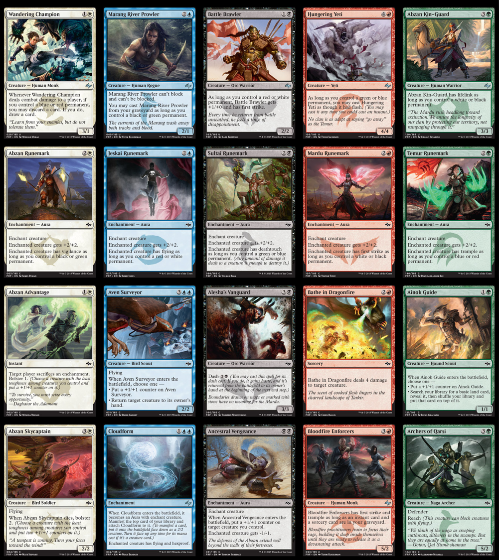Torrent Elemental MTG Realm: Full Fate Reforged Spoiler