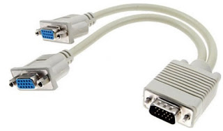 cable para conectar dos monitores a una computadora