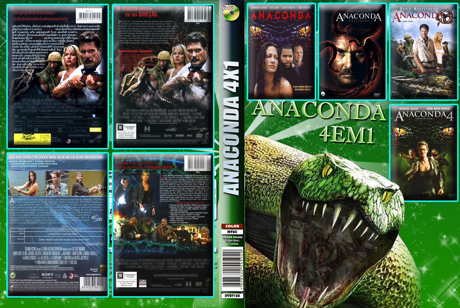 Анаконда 3 анаконда 1. Анаконда 1-2 Blu-ray.