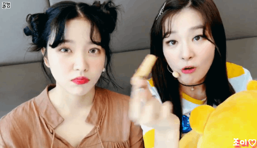 ㄹㅇ 겁나 귀여운 레드벨벳 슬기랑 예리미.gif | 인스티즈