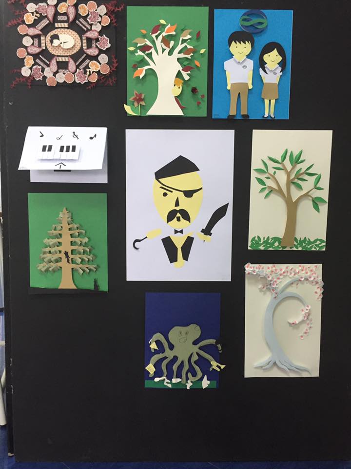 School Librarian in Action Alternative Class Days Paper Art / Paper