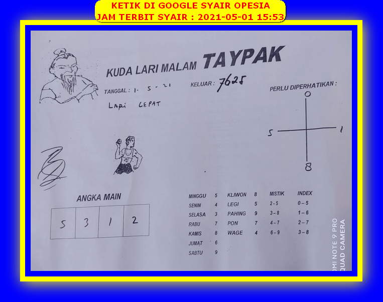 Syair Hk Hari Ini Sabtu 1 Mei 2021 Opesia Official