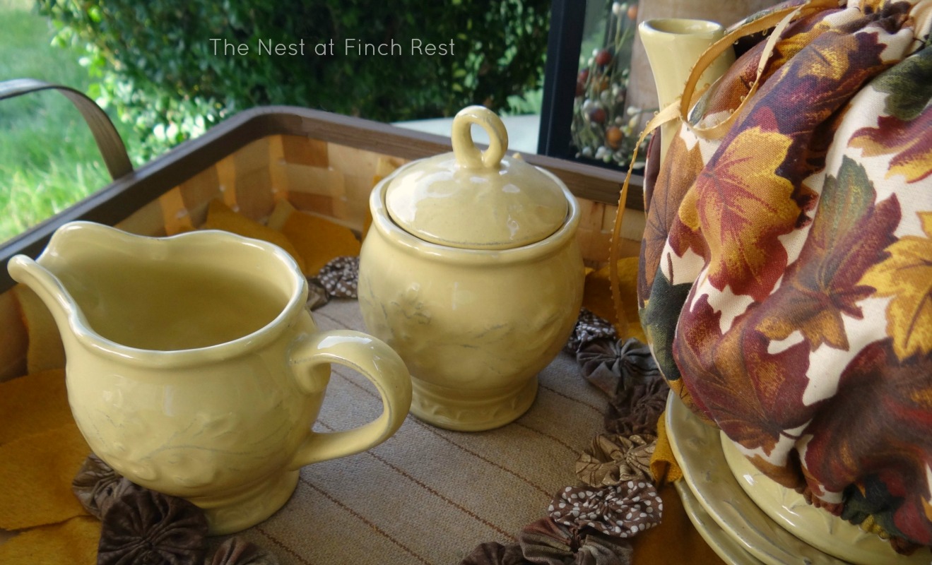 The Nest at Finch Rest: Autumn Tea Time on the Patio
