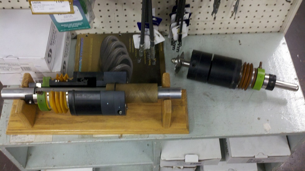 Chip & Debbie Willis on s\v Elegant'sea PSS Shaft Seal Duramax on