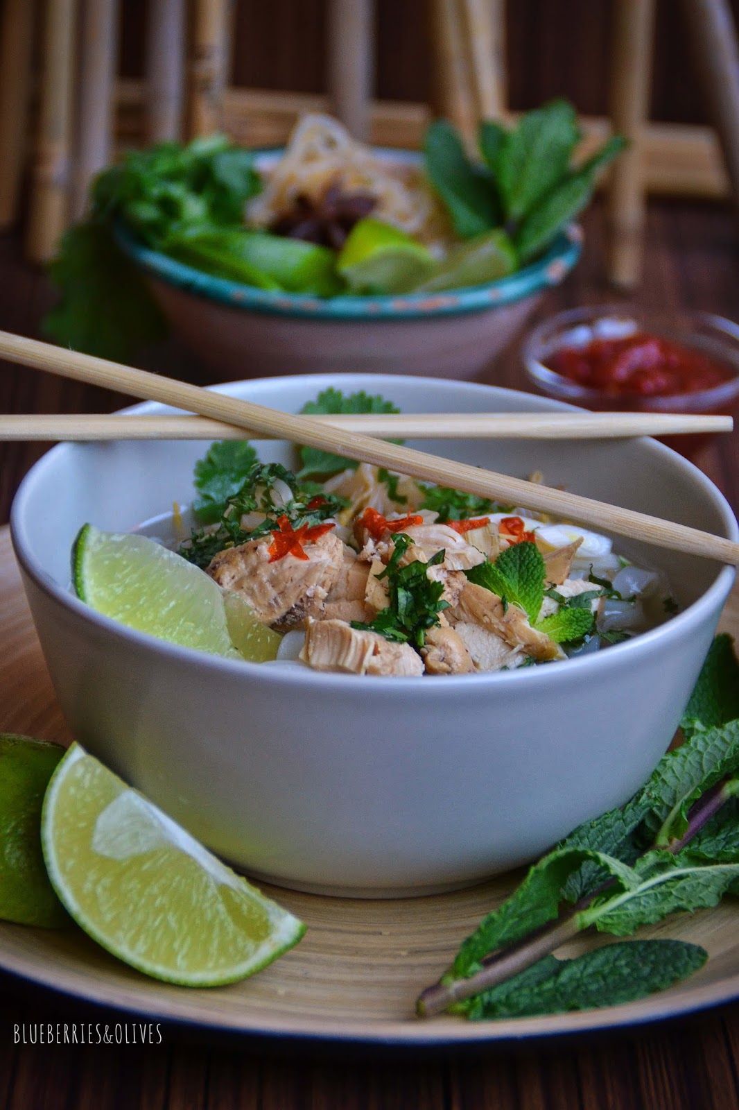 PHỞ GÀ , Sopa Vietnamita de pollo y noodles 