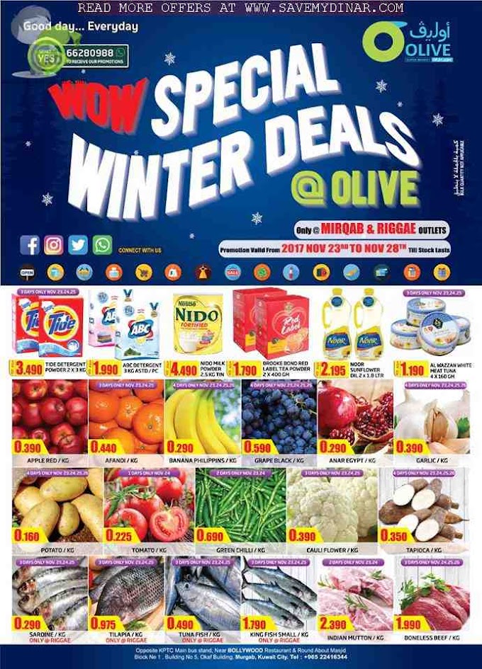 Olive Supermarket Kuwait - Winter Deals