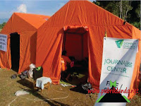 Tenda Posko BNPB disebut juga Tenda BNPB dan Tenda Bantuan dan digunakan untuk Posko - Posko Darurat Bencana Alam