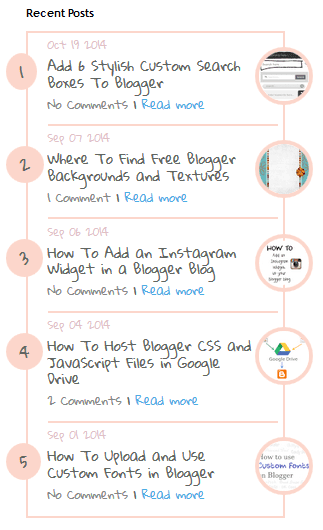 Blogger tan recent posts widgets mawi leh nalh Blogger tan recent posts widgets mawi leh nalh