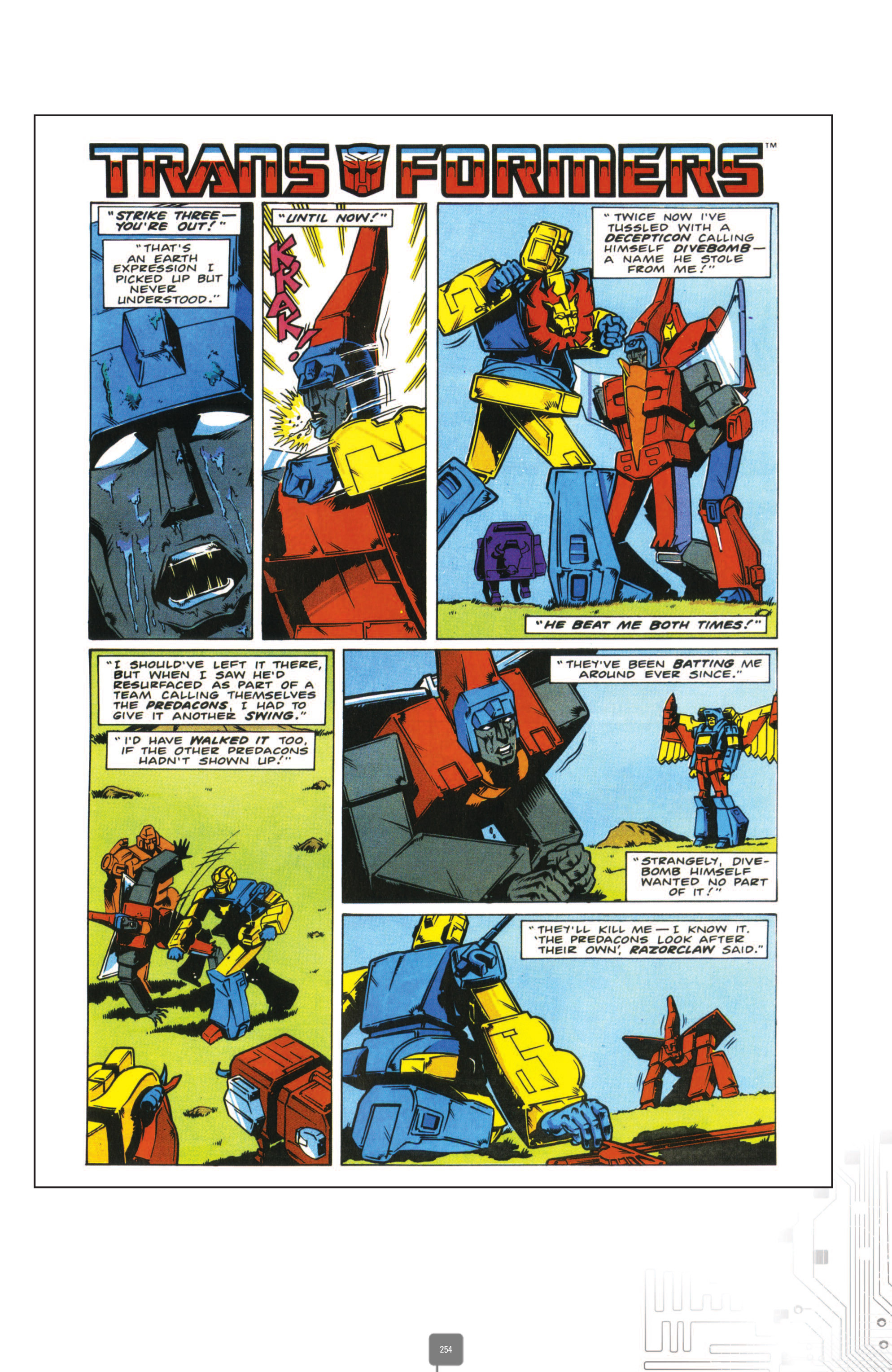 Read online The Transformers Classics UK comic -  Issue # TPB 4 - 254