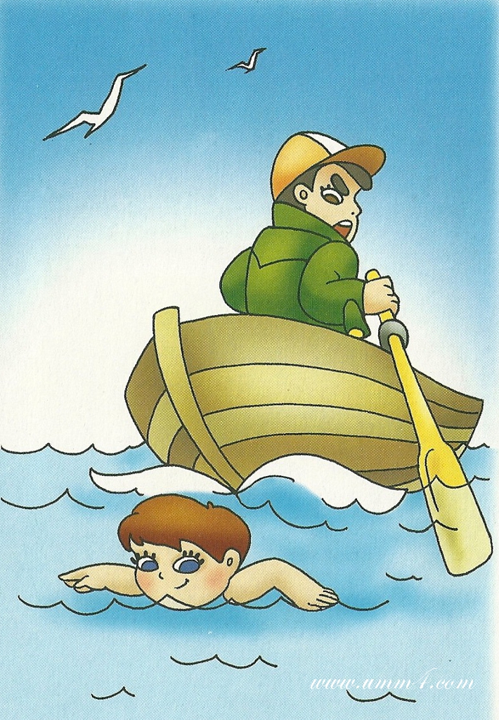 Рисунки правила безопасности на воде детские рисунки