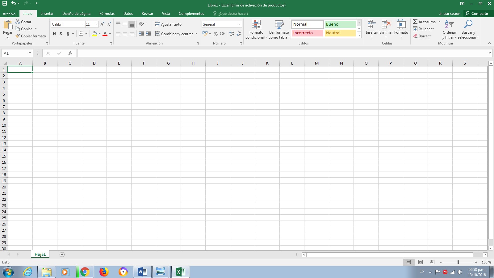 Introducción al calculo Hojas de calculo