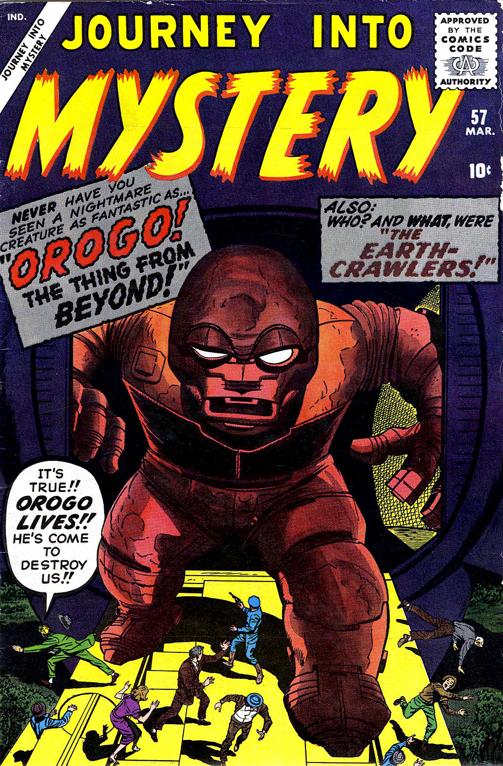 Read online Journey Into Mystery (1952) comic -  Issue #57 - 1