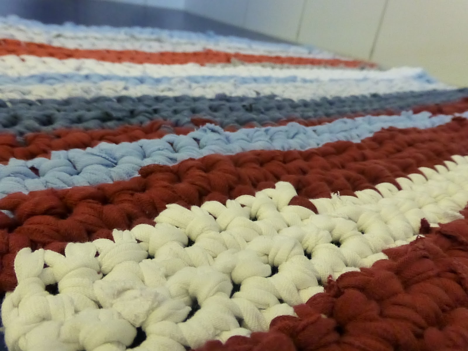 eulenkling: Upcyclingprojekt Badezimmerteppich