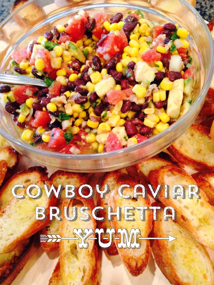 Easy summer appetizer Cowboy Caviar The Style Sisters