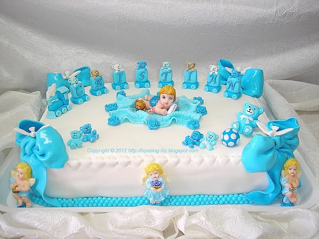 Tort Botez Cristian/Christening Cake for Cristian