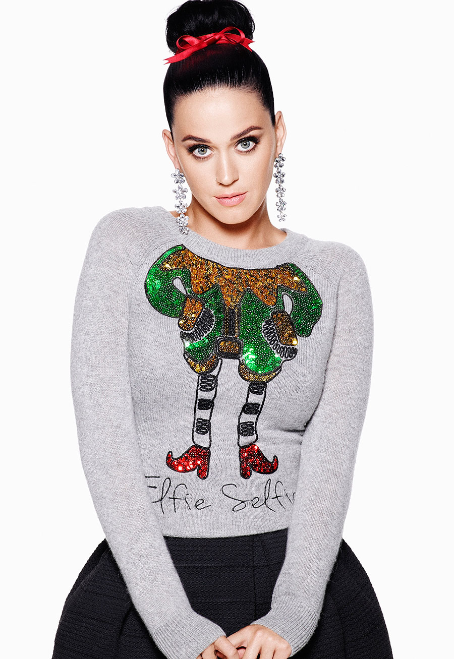 Katy Perry na campanha de Natal das lojas H&M
