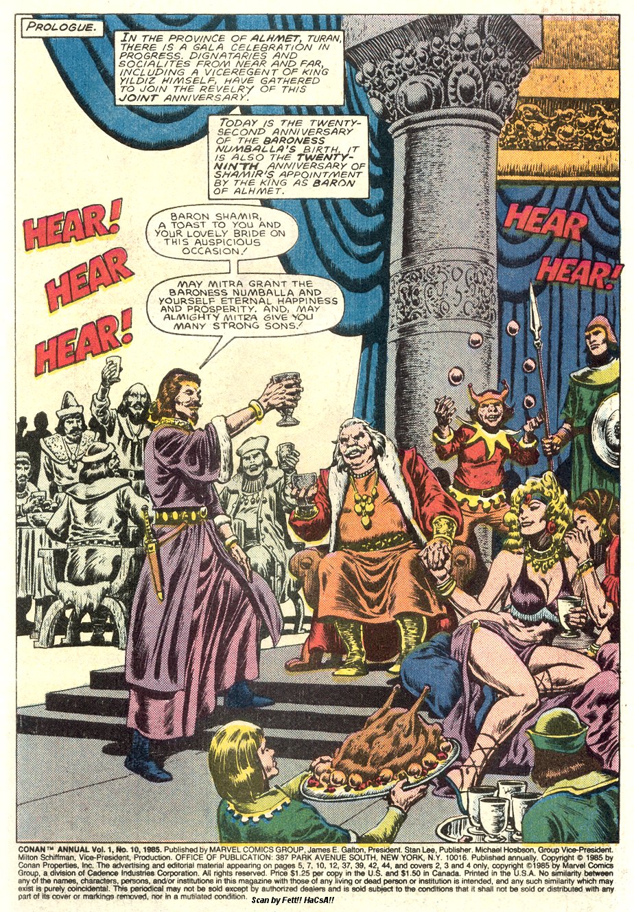 Read online Conan the Barbarian (1970) comic -  Issue # Annual 10 - 2