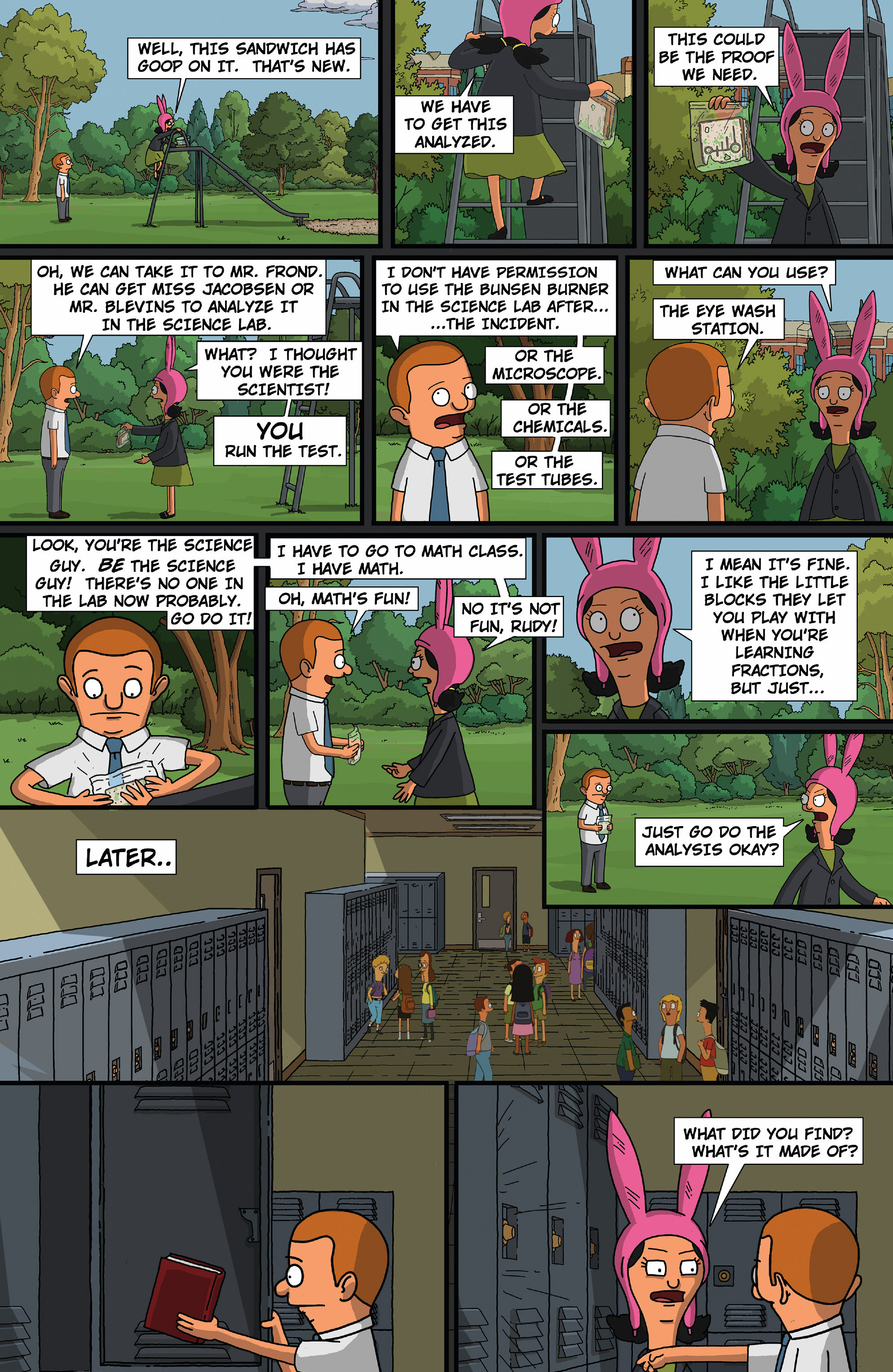 Read online Bob's Burgers (2015) comic -  Issue #8 - 16