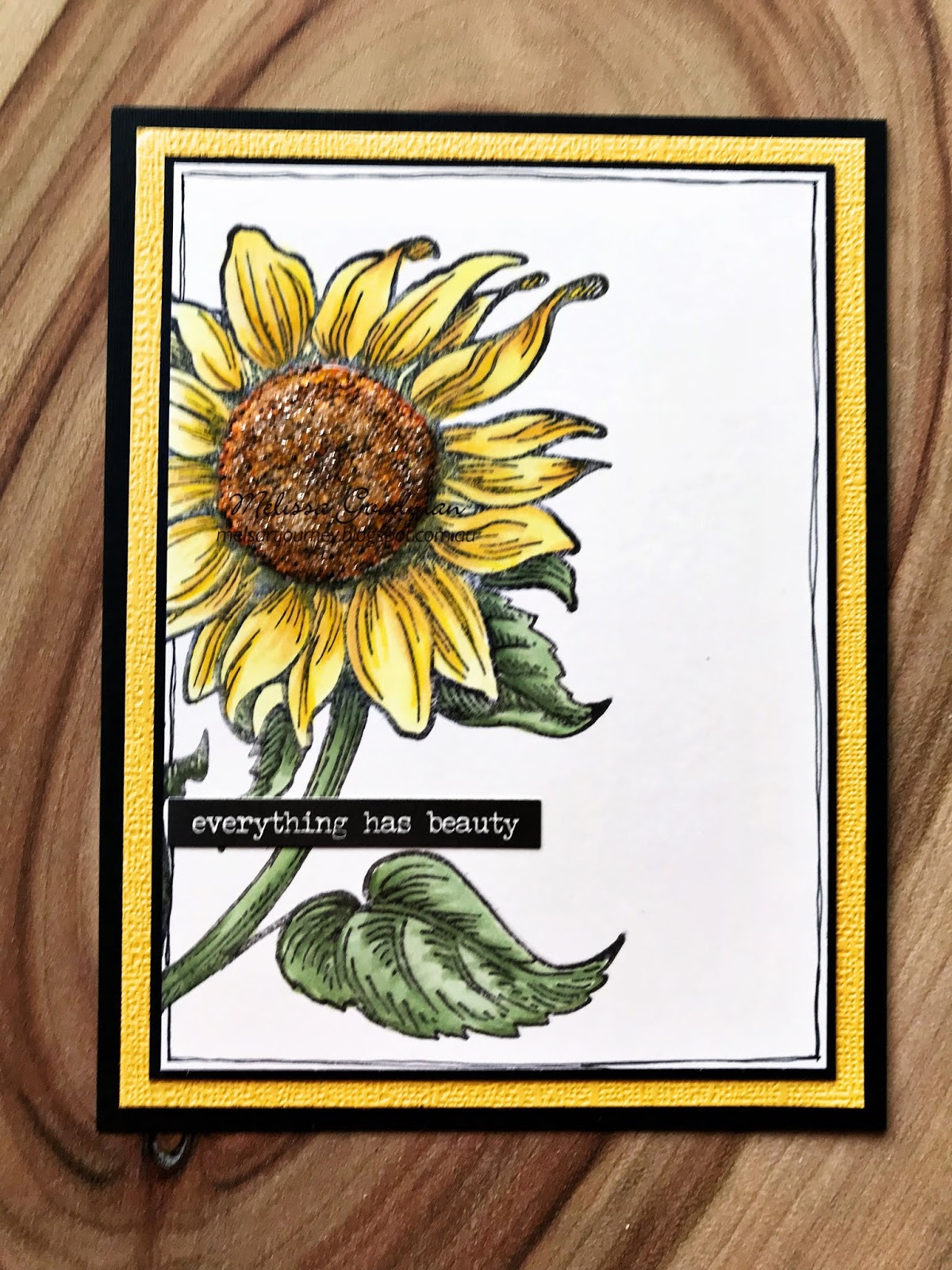 Mel's Art Journey Sunflower