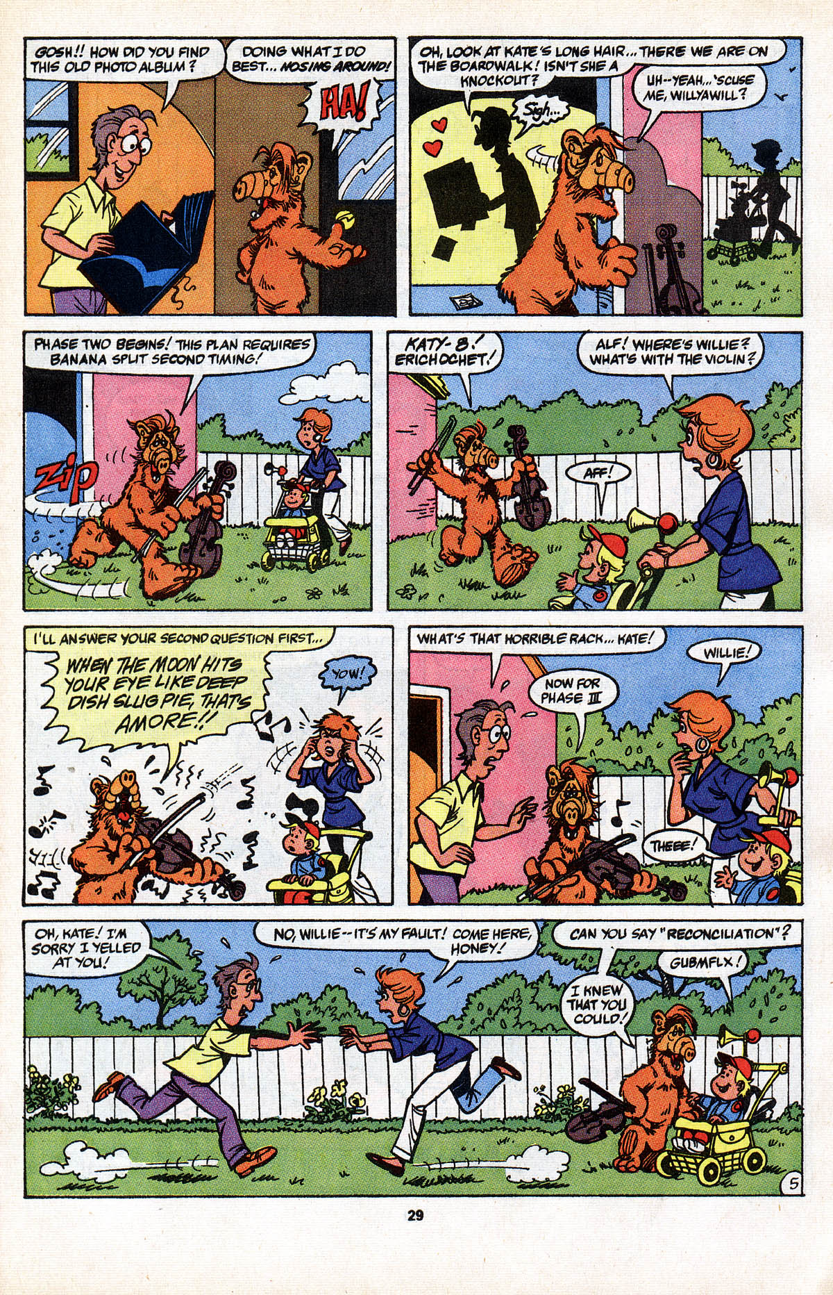 Read online ALF comic -  Issue #29 - 31