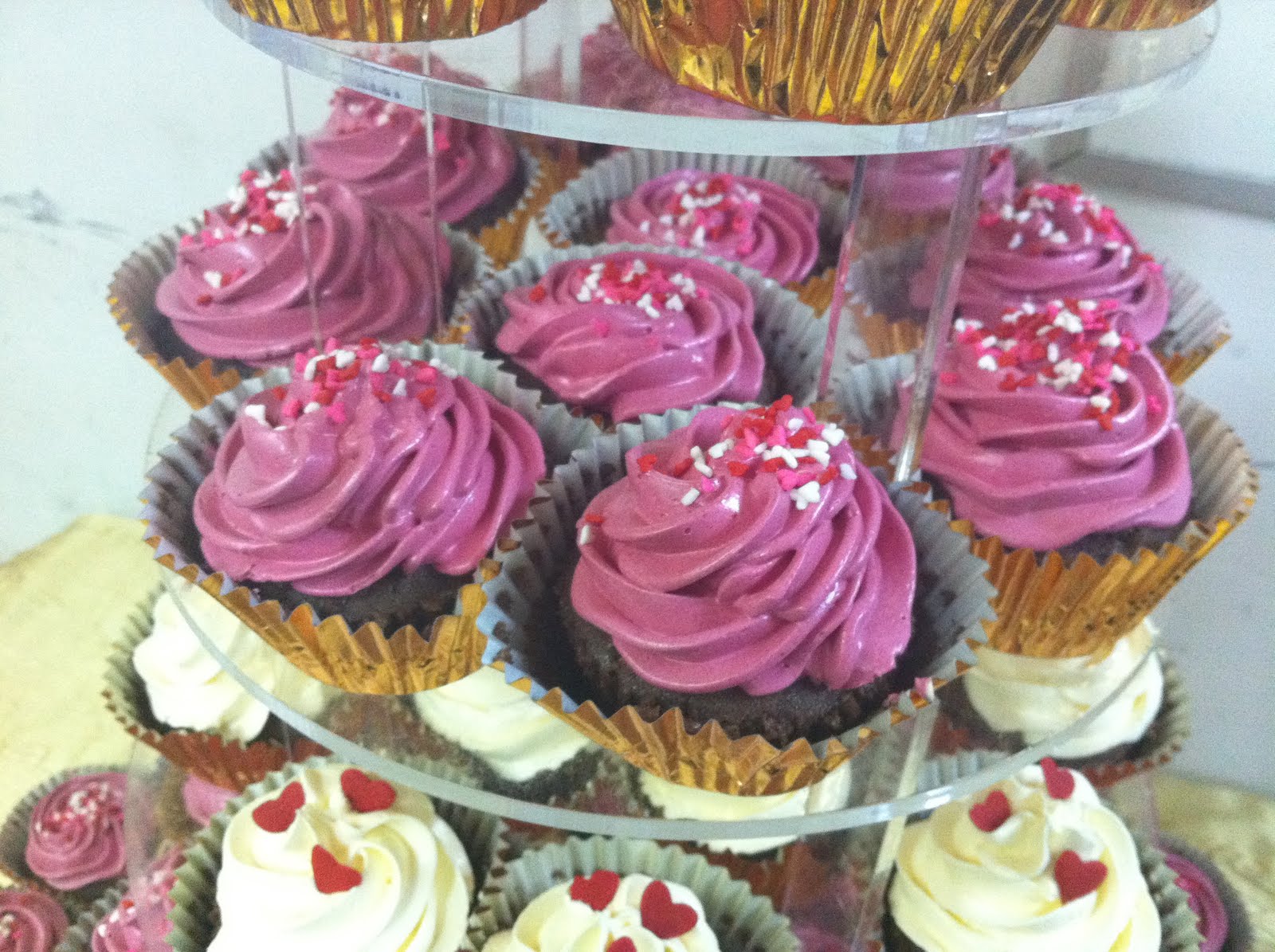 Cake in a Cup! Pink and Cream Cupcakes Goodwood