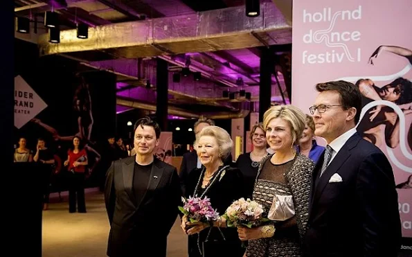 Princess Beatrix, Princess Laurentien and her husband Prince Constantijn attended the opening gala of the 15th edition of the "Holland Dance Festival" at the South Beach Theater