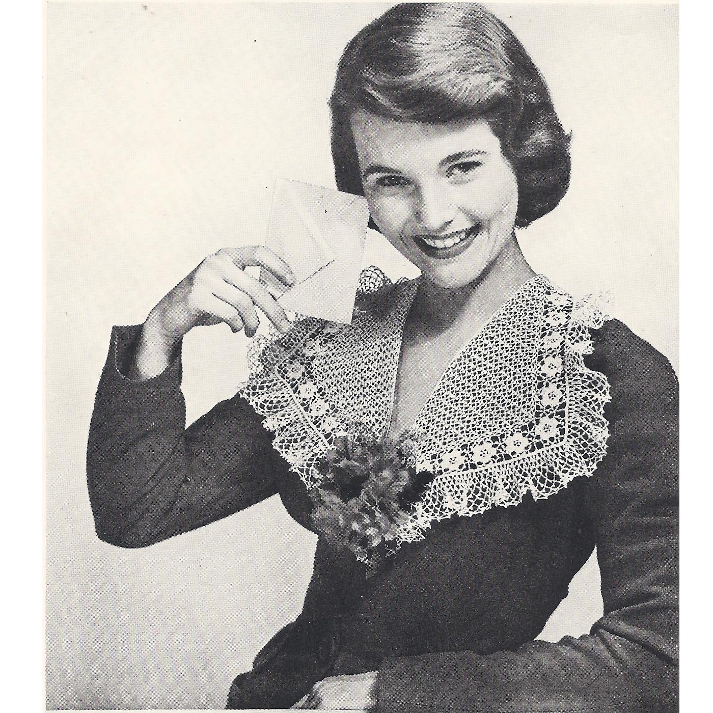 Vintage Knit Crochet Shop Talk Fluffy Ruffles Crochet Patterns, Coats