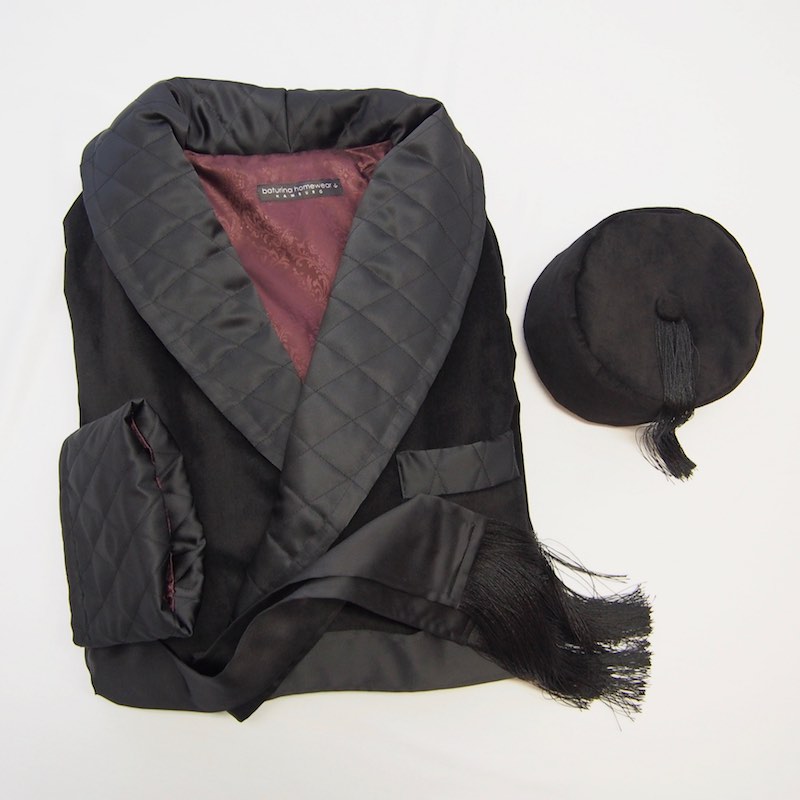 Gentleman's Velvet Smoking Hat