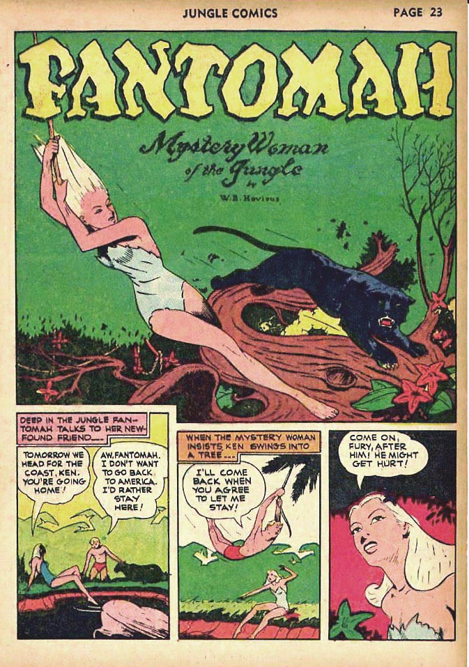 Read online Jungle Comics comic -  Issue #24 - 25