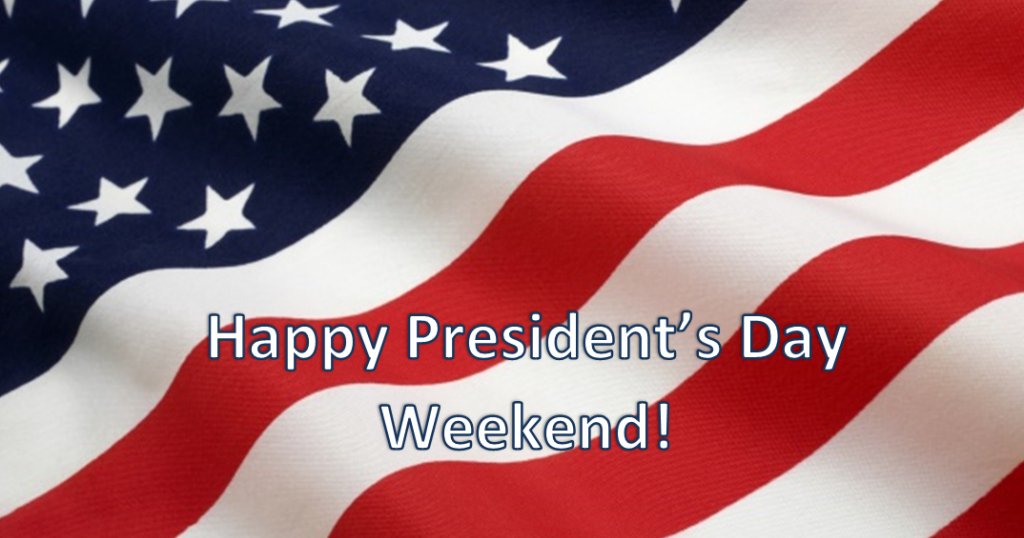 Wired Right Happy Presidents' Day Weekend (as it's being called)! Some